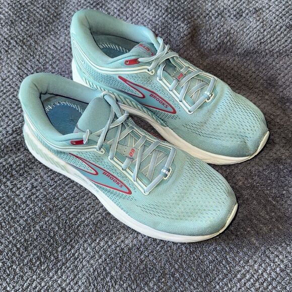 Brooks Ariel GTS 23 Mint Green Stability Running Walking Shoes Women’s Size 9 - Picture 4 of 14